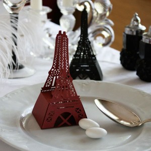 Boite à dragées Tour Eiffel par 10