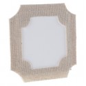 Marque-place cadre naturel coton