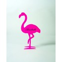 Marque place flamant rose