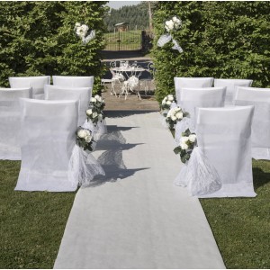 Tapis de cérémonie blanc