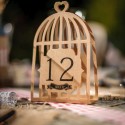 Numéro de table cage à oiseaux ( par 12)