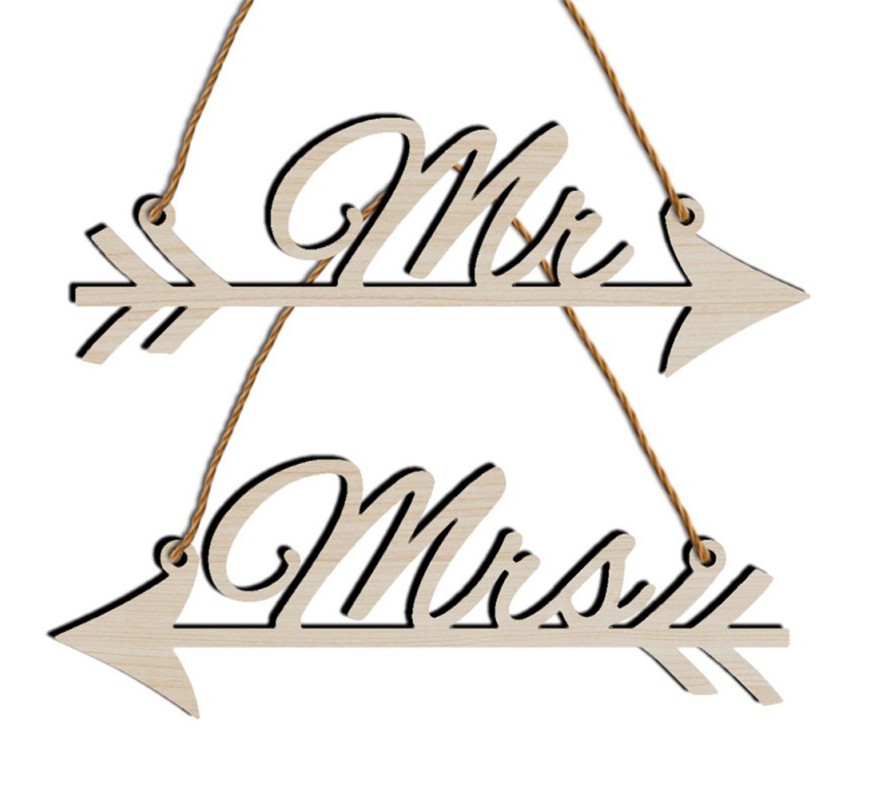 AMOYER 380pcs / Sac Just Married Lettre Shaped Party Confetti Confettis