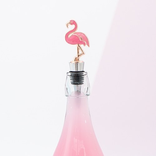 Bouchon de bouteille flamant rose