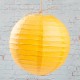 Lanterne en papier jaune