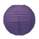 Lanterne en papier violet 35 cm