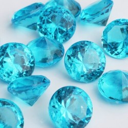 Diamants turquoise 2 cm par 48