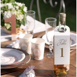 Marque table bouteille par 10