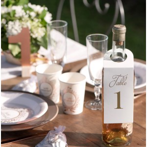 Marque table bouteille par 10