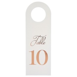 Marque table bouteille par 10