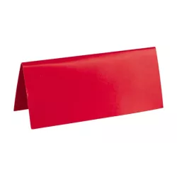 Marque place rectangulaire rouge