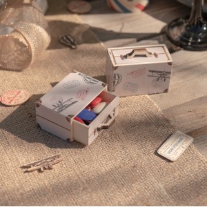 Boite valise bon voyage  par 10