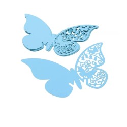 marque place papillon  bleu turquoise