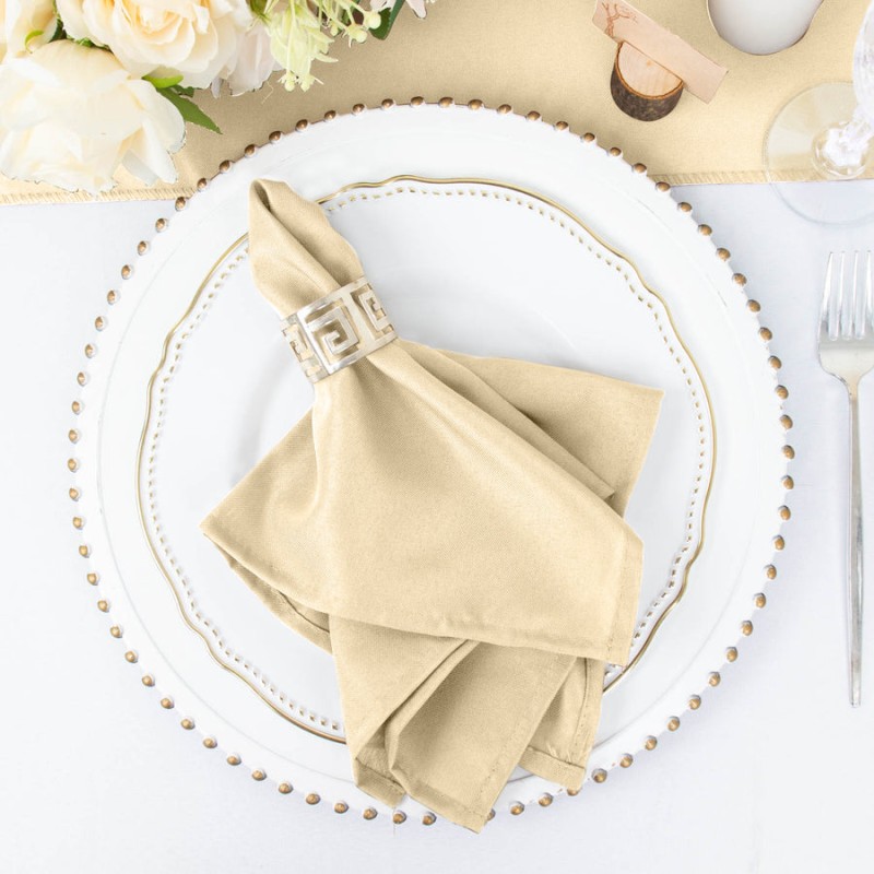 Les serviettes de table, un raffinement à juste prix pour le mariage