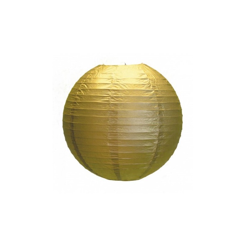 20 boules décoratives dorées