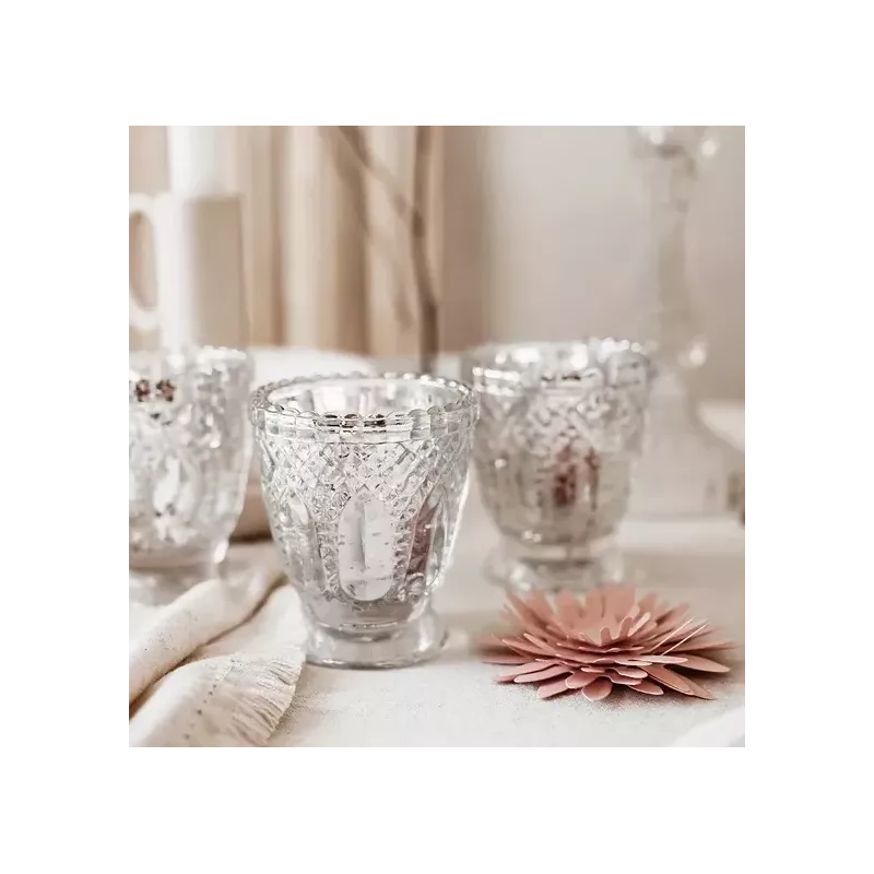 Bougeoir sculpté argent