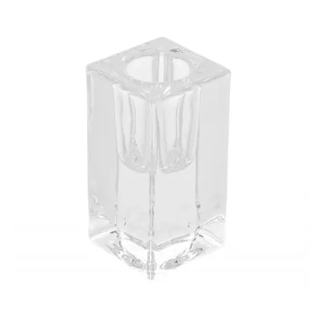 BOUGEOIR FLAMBEAU VERRE SMOOTH TRANSPARENT