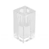 BOUGEOIR FLAMBEAU VERRE SMOOTH TRANSPARENT