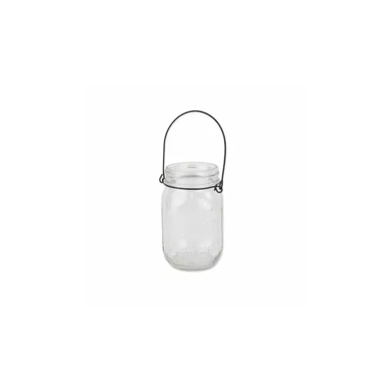 VASE PHOTOPHORE ANSE METAL NOIR A SUSPENDRE