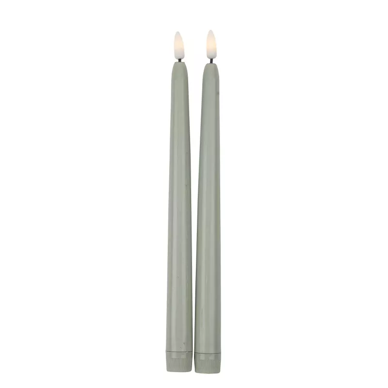 2 Bougies LED Flambeau sauge pas cher