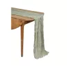 Chemin de table cheesecloth vert sauge