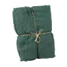 Chemin de table cheesecloth vert anglais