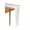 Chemin de table cheesecloth blanc