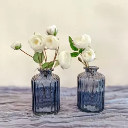 Location vase bouteille bleu marine
