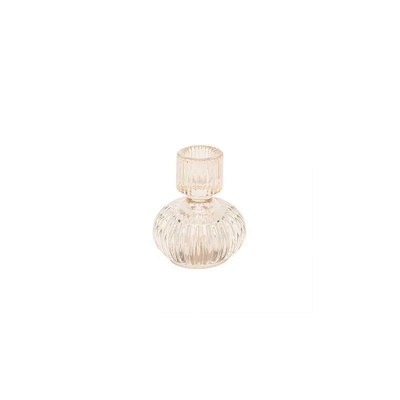 Bougeoir double ocre Bougeoir double ocre