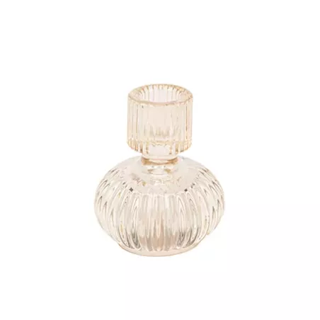 Bougeoir double ocre