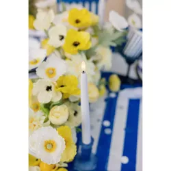 Bougies flambeau LED Blanc pas cher