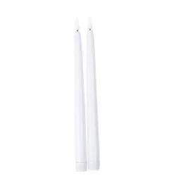 bougie flambeau led blanche à la location