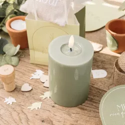 Bougie  pilier LED sauge 10 cm