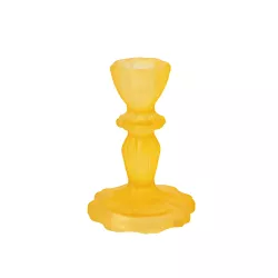 Bougeoir Salvia Jaune mat