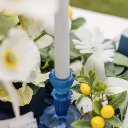 Bougeoir Salvia bleu roi