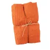 Chemin de Table gaze de coton Orange