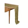 Chemin de table gaze de coton Pistache