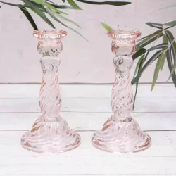 Bougeoir Astrid Rose poudré