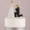 Figurine de mariage baise main