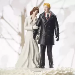 Figurine de mariage d'hiver