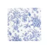 Serviette de table florale bleu