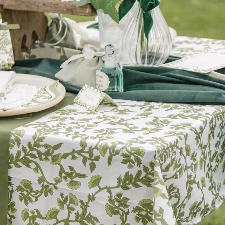 Nappe Botanica Verde