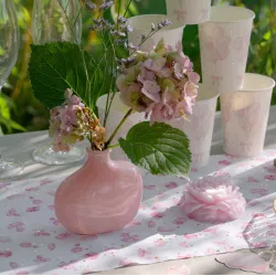 Vase galet rose