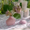 Vase galet rose