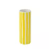 Vase mariage Céramique Jaune et Blanc