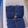 Chemin de table cheesecloth bleu marine