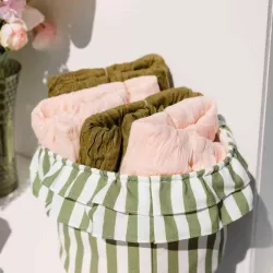 Chemin de table cheesecloth Blush