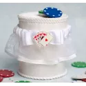 Jarretière mariage thème casino