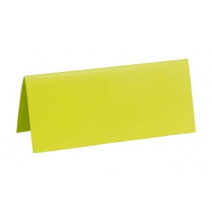 Marque place rectangulaire vert anis
