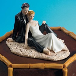 Figurine de mariage la plage