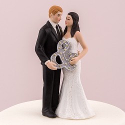 Figurine de mariage Mr. & Mrs.